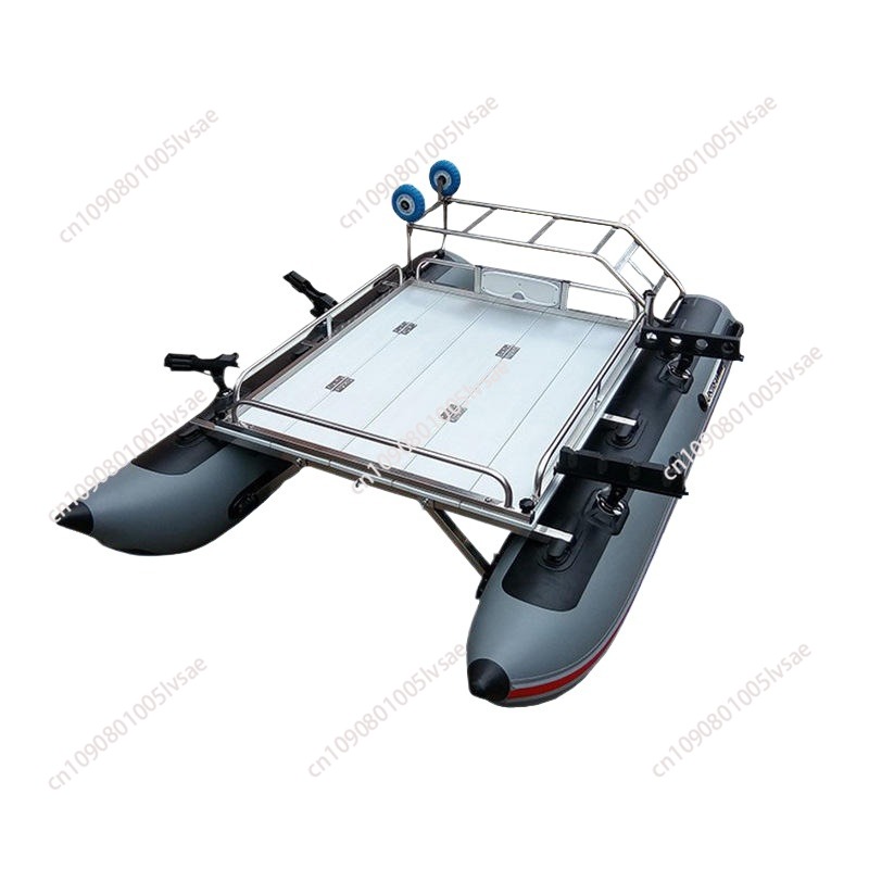Fishing Boat Aluminum - 알루미늄 데크 PVC 폰툰 1/2/4인용 풍선