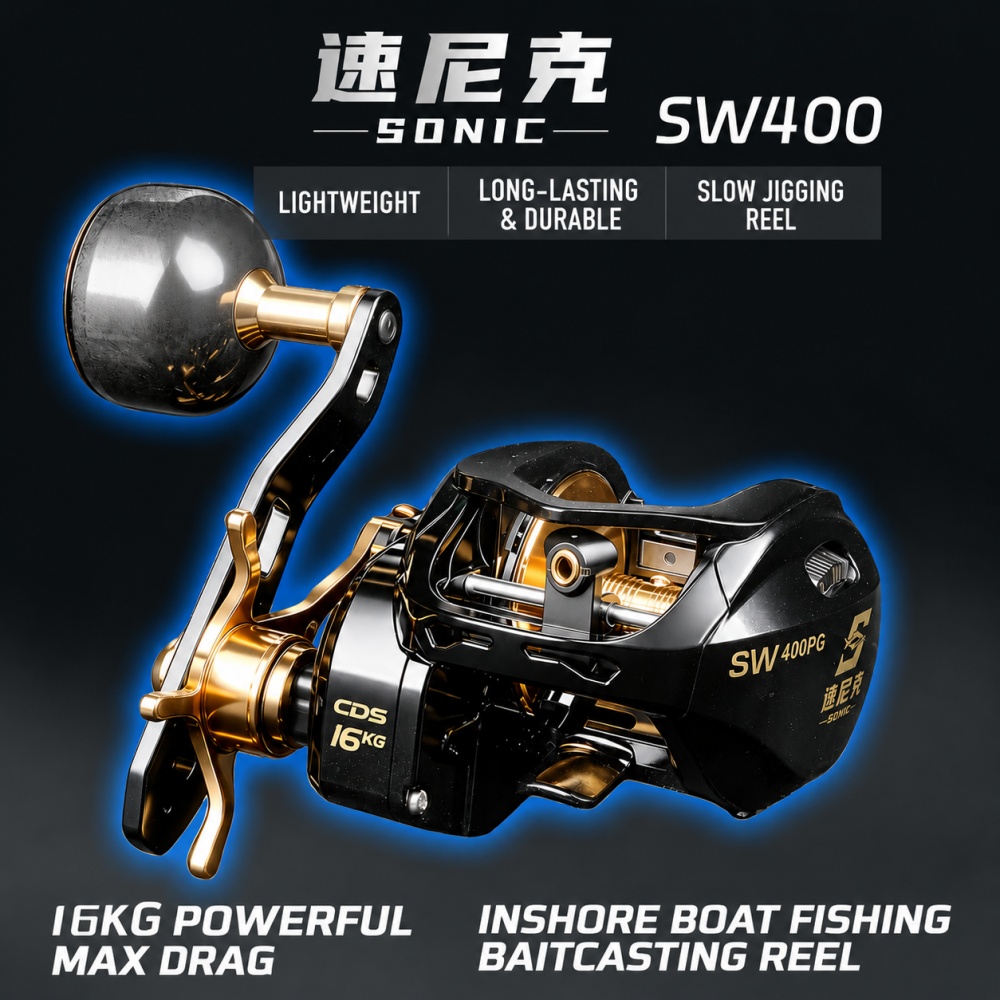 Fishing Boat Anchor - 바닷물 지깅 베이트캐스팅 릴 16kg 드랙
